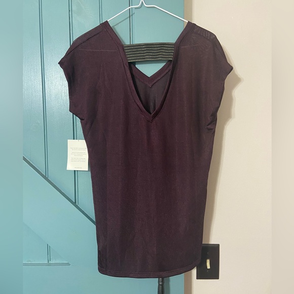 Stella & dot The Renegade Top burgundy new with tags small size - Picture 3 of 8